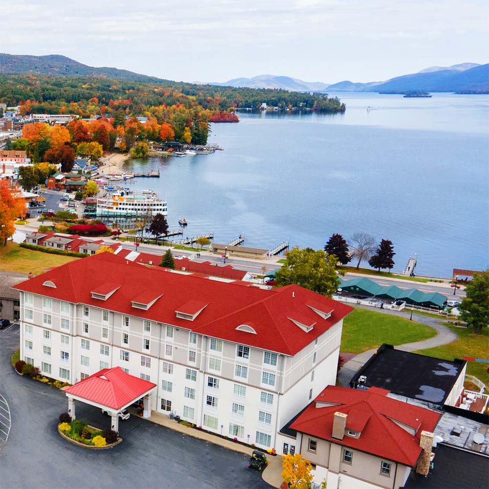 Aerial view of the Fort William Henry.