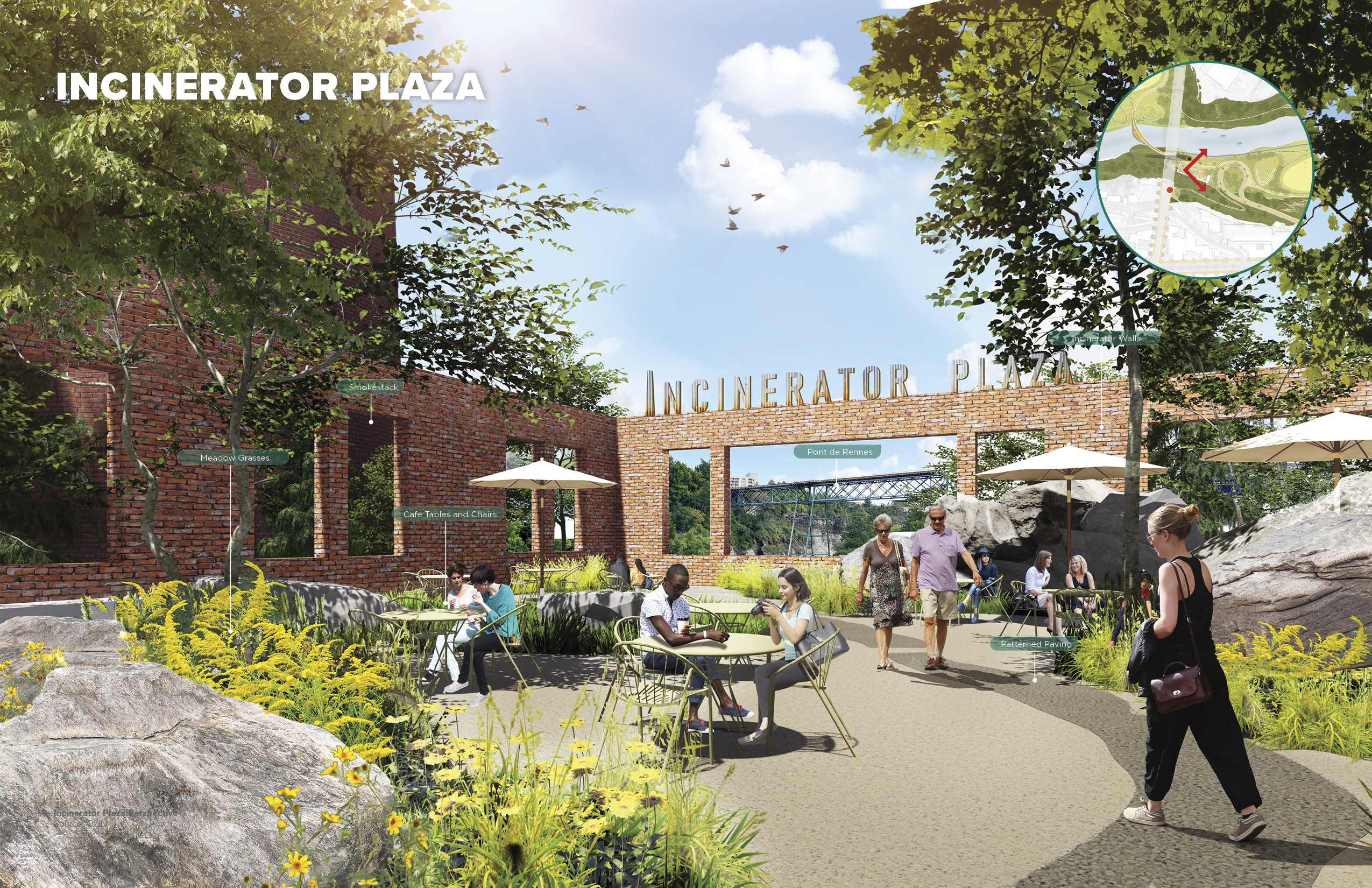 Rendering of High Falls State Park