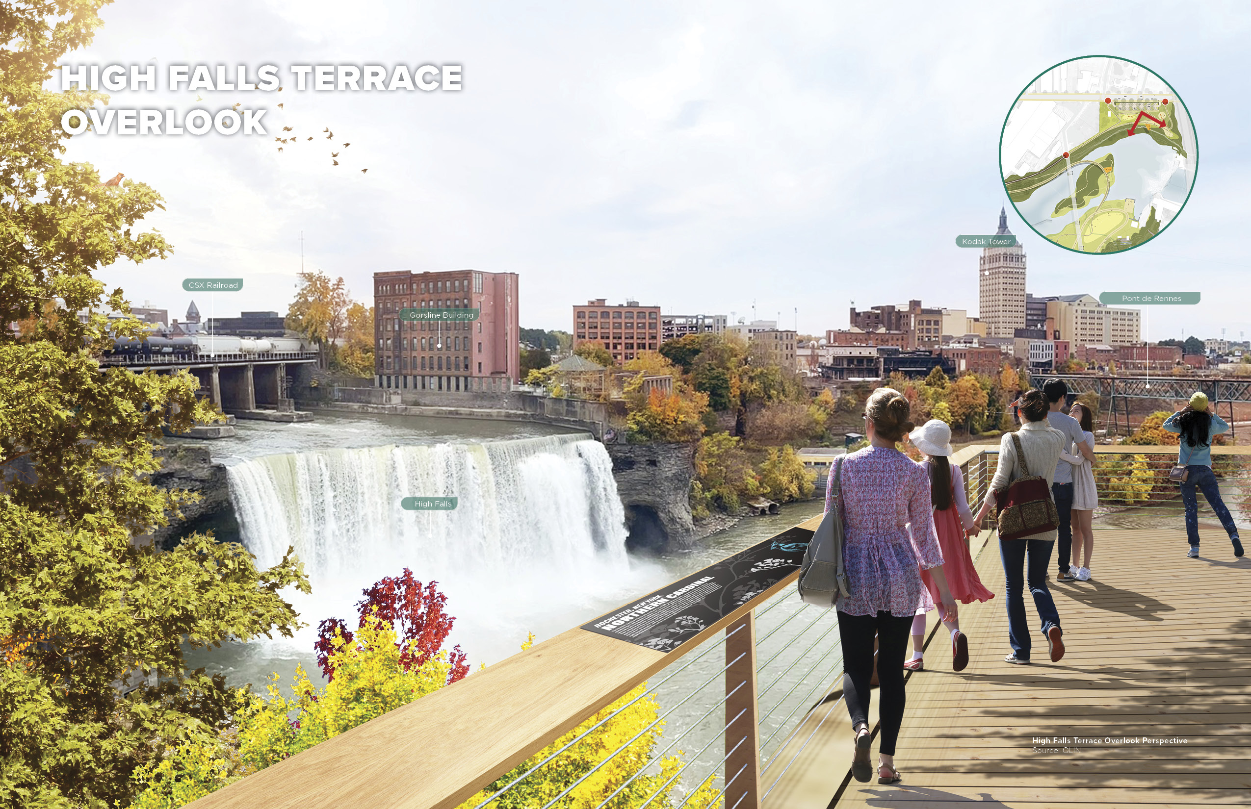 Rendering of High Falls State Park